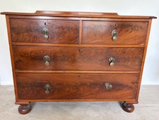 Beautiful Antique Victorian 2-over-2 Chest of Drawers Made in Plymouth 1870-1885