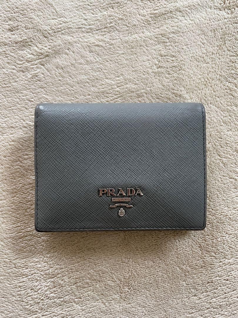 Prada Bi-Fold Leather Wallet for Men Stylish & Luxurious