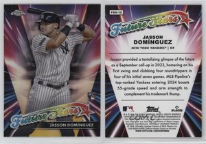 2024 Topps Chrome Update Future Stars Jasson Dominguez Domínguez Rookie RC