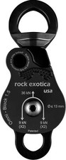 Omni Block Swivel Pulley Loss Proof 1.5 Double Black  Rock Exotica