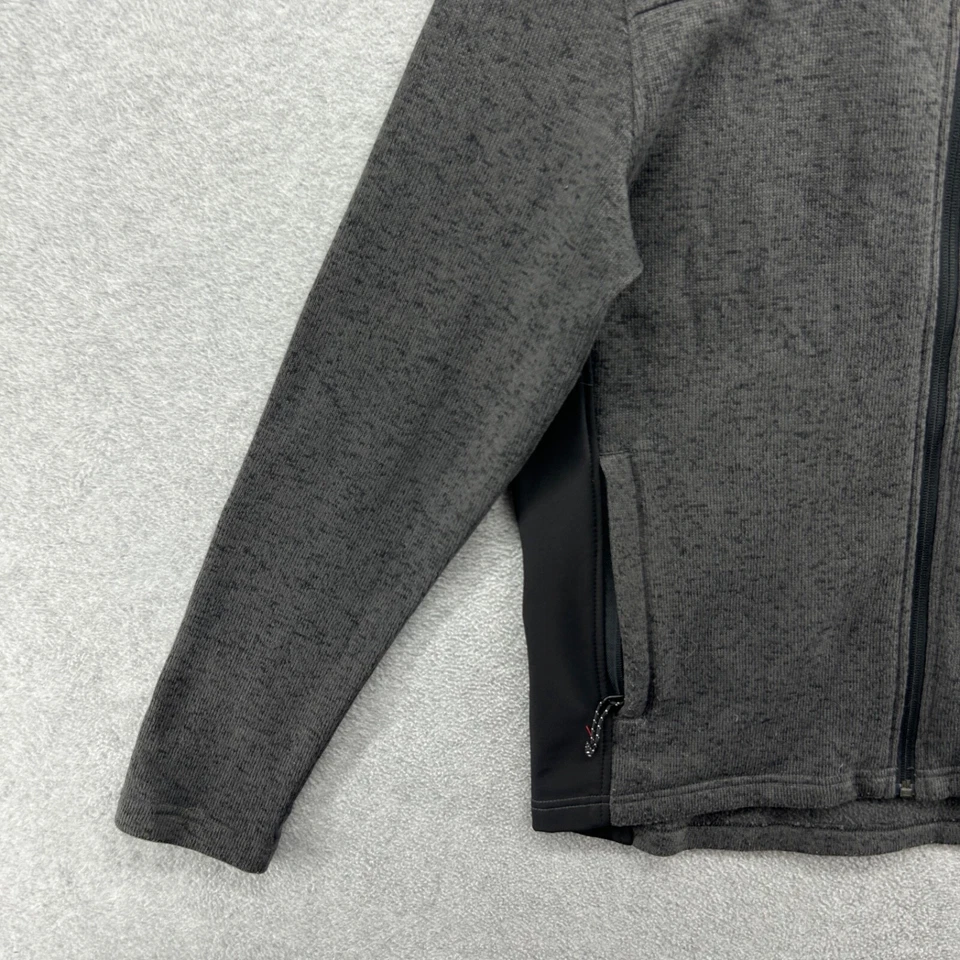 Gerry Fleece Jacket Mens Size Medium Gray Full Zip Windbreaker - Image 2 of 4