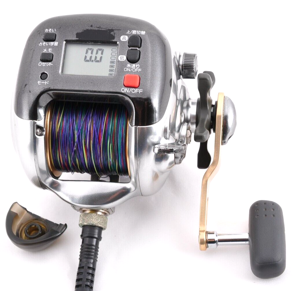 SHIMANO 3000XH Electric Fishing Reel Power Cord instruction video