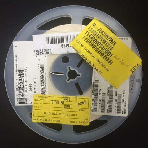 RK73B1ETTP113J KOA 10000 PCS LOT, Resistors 0402 11K Ohm 5 SMD. eBay