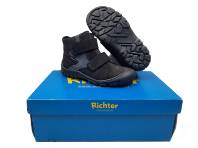 Richter Hydrovel Leder Boots Kinder Gr.23 Midcut Winterschuhe *NEU* UVP 69,95  