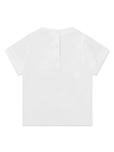 BALMAIN T SHIRT BABY SS TEE W/ SMALL LOGO ON CHEST BT8531 100FU - Picture 2 of 2