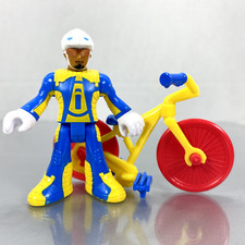 Imaginext Blind Bag Series 12 BICYCLE RACER figure w/bike Complete!