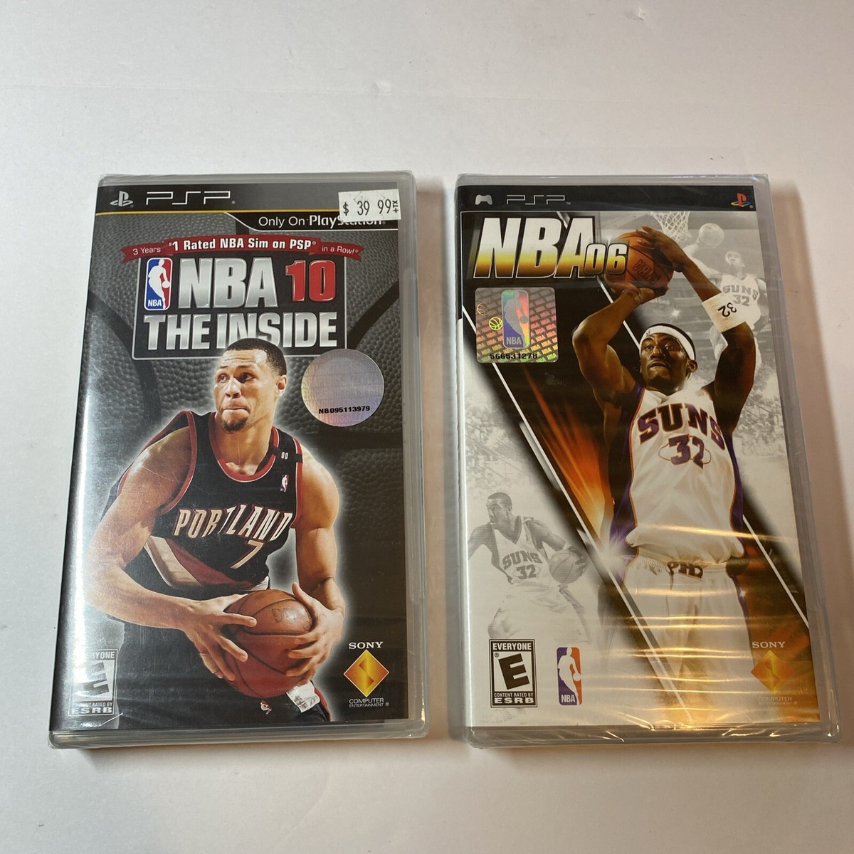 PSP NBA 10 The Inside & NBA 06 Lot - Both Sealed, New 711719873822