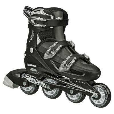 Roller Derby Kids Boys In-Line Skate V-Tech 500 Kids'' Inline Skates Black/White