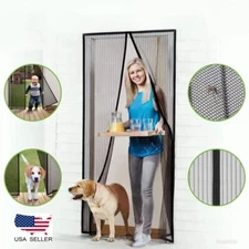 Magnetic Window Mesh Door Curtain Snap Net Guard Mosquito Fly Bug Insect Screen
