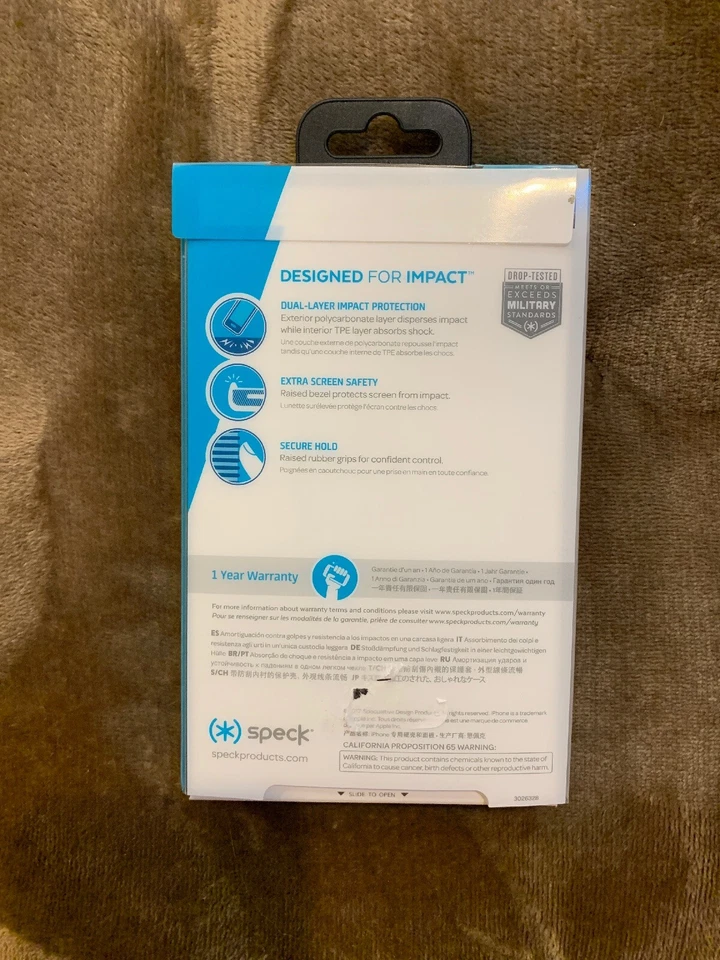 Speck Candyshell Grip - iPhone XS / X - Black with Red - Image 3 of 3