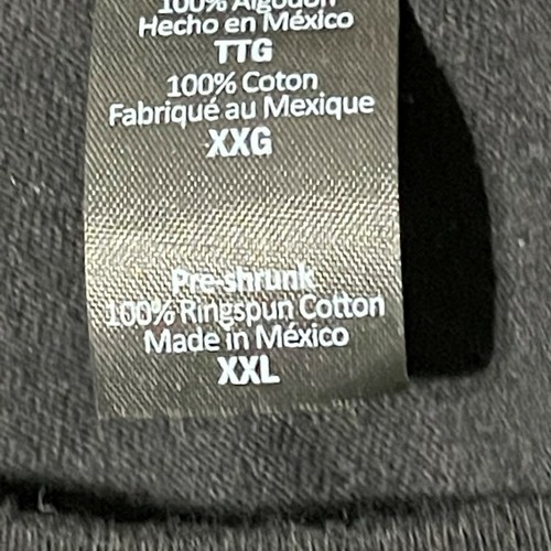 Tultex women's size XXL black 100% ringspun pre shrunk cotton “Mantra” t-shirt - 第 6/7 張圖片