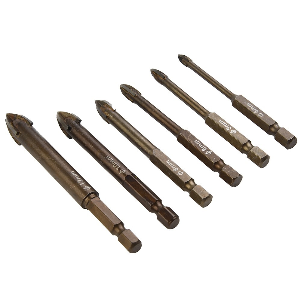 Bench Drill Hand Drill Drill Bits Vitrified Tiles 4/5/6/8/10/12mm Brand New eBay