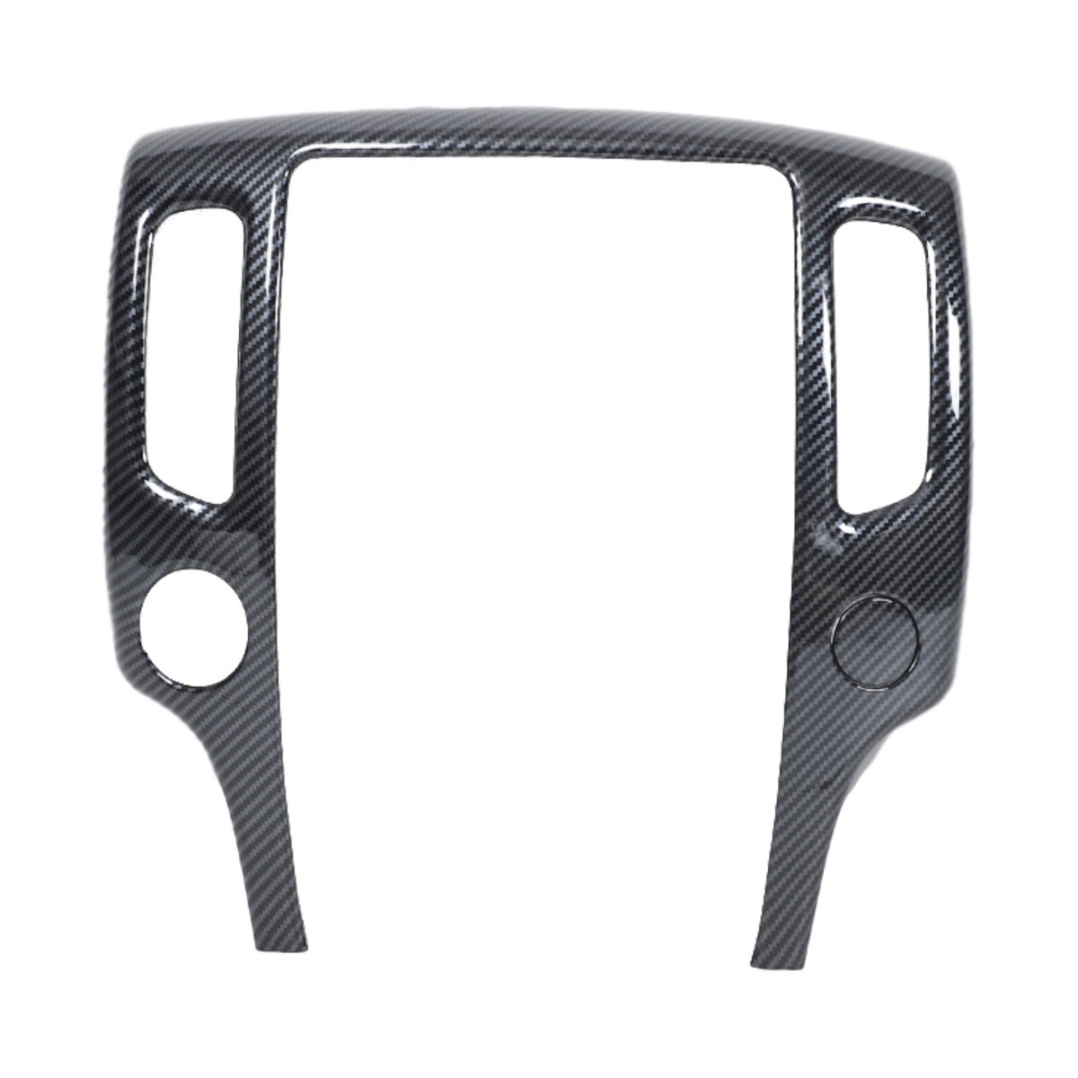 Carbon Fiber Style Central Control Navigation Frame Cover For