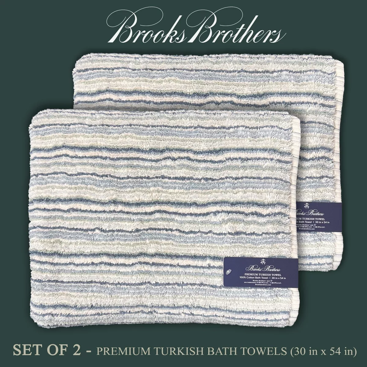 Brooks Brothers Turkish Cotton Bath Sheet