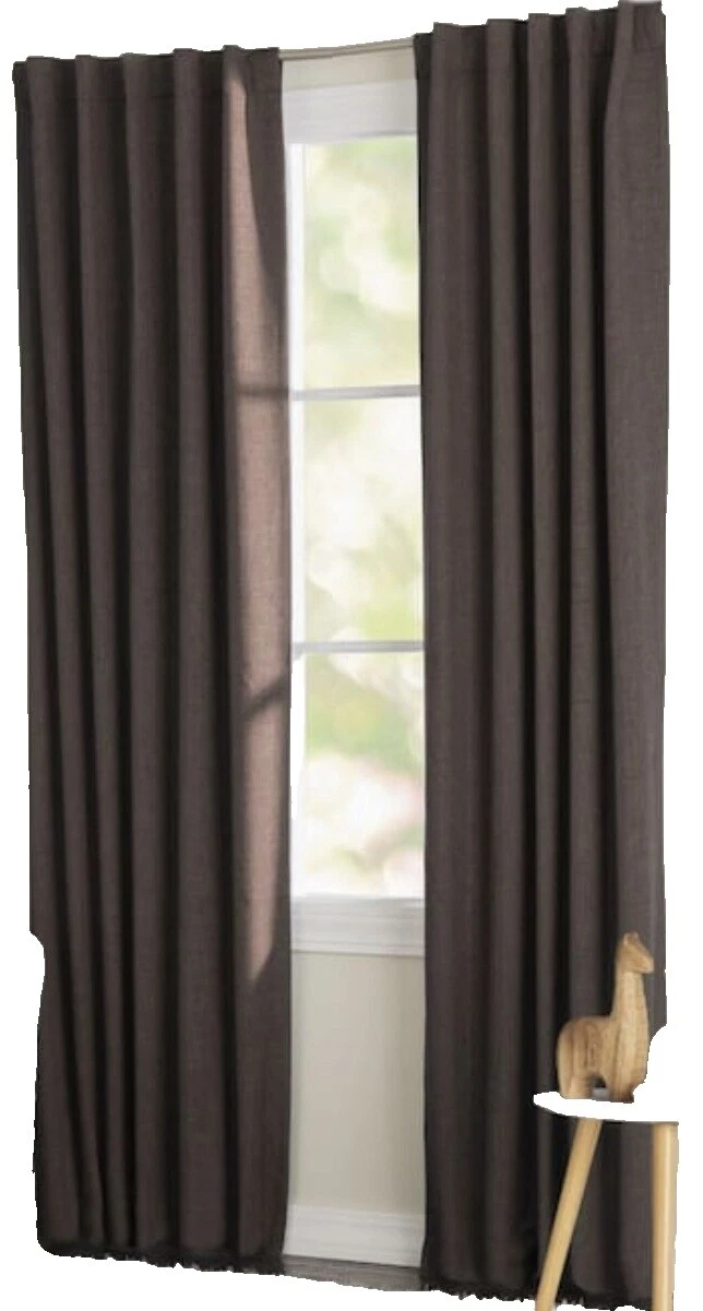 Polyester Window Curtains & Drapes Thermal Lining