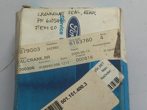 Ford Crankshaft Seal Rear FF6105490 - Picture 6 of 6