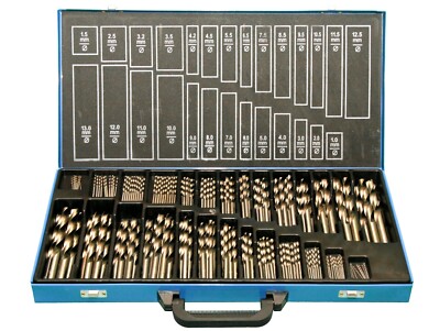 Metallbohrer-Set 230-tlg. 1-13 mm HSS-R EG Spiralbohrer DIN 338 - PeTools