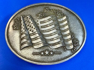 United States of America Flag Stars & Stripes BevBuckle Can Holder/ Belt Buckle