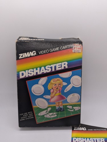 Dishaster (Atari 2600) Cartridge With Manual TESTED! RARE! Video Game Authentic - Picture 4 of 9