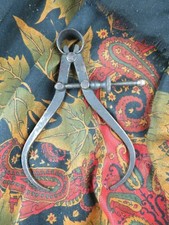 ancien petit compas pour carte marine ou geometre en fer forgé XIXe