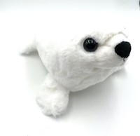Seehund See Robbe PlüSchtier Kuscheltier Stoff Tier 20Cm Weiss