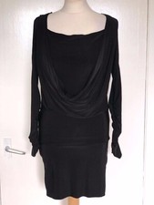 CELIE LONDON, UK SMALL BLACK STRETCH BODYCON SHORT/MINI DRESS, KEYHOLE,PRE-LOVED
