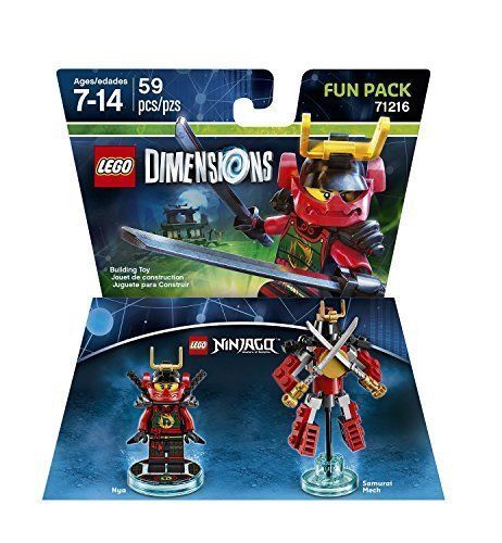 LEGO DIMENSIONS The Movie Fun Pack Ninjago Nya Samurai Mech 71216 (59 pcs) NIB