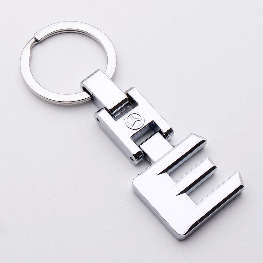 3D Metal Car Keychain Ring Decoration Gift Emblem for Mercedes