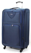 Large Suitcase, Medium 4 Wheel Expandable Lightweight Luggage Travel Cases Soft