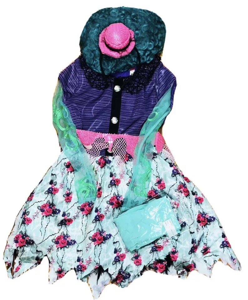 Niñas Monster High Miel Pantano Disfraz Vestido Elegante Niños Niños Halloween Juegos con disfraces Foto 3 de 4