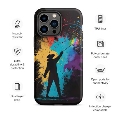 Tough Case for iPhone - Color Magic Design