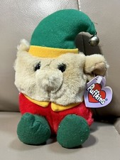 Puffkins Limited Edition "Elvin" the elf beanie plush NWT