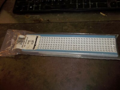 LOT OF 24 THOMAS & BETTS WCT1S WIRE MARKER CARDS (WL113)
