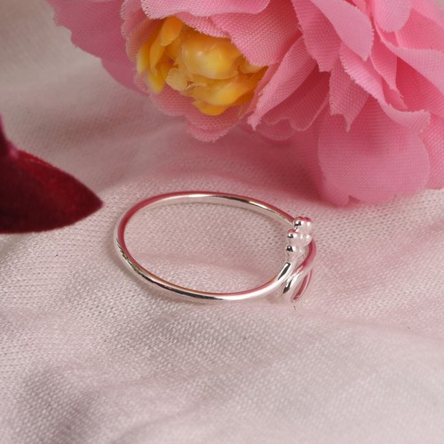 925 Sterling Silver Sunflower Flower Knot Ring Women Size 6 7 8 9 10 11 12 - Picture 8 of 14
