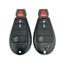2 New Replacement Keyless Entry Remote Key Fobs Fobik 4 Button IYZ-C01C
