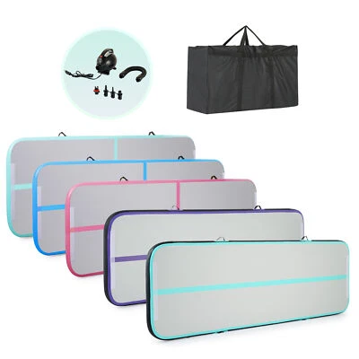 CRENEX Air Turnmatte 3m×1m×10cm Track Gymnastikmatte Tumbling Matt Training mehrfarbig