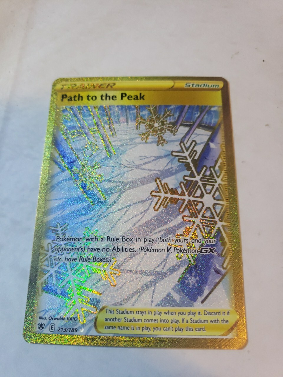 Pokémon TCG Path to the Peak Astral Radiance 213/189 Holo Secret Rare