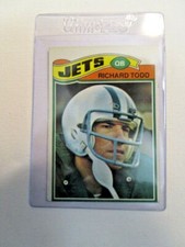 1977 Topps RICHARD TODD Rookie Card RC No. 118 New York Jets. rookie card picture