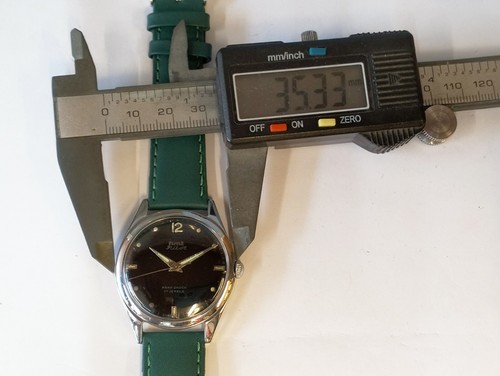 HMT PILOT 17 JEWELS WINDING BLACK DIAL 030189 INDIA MEN'S FULL WORKING VINTAGE - Picture 17 of 21