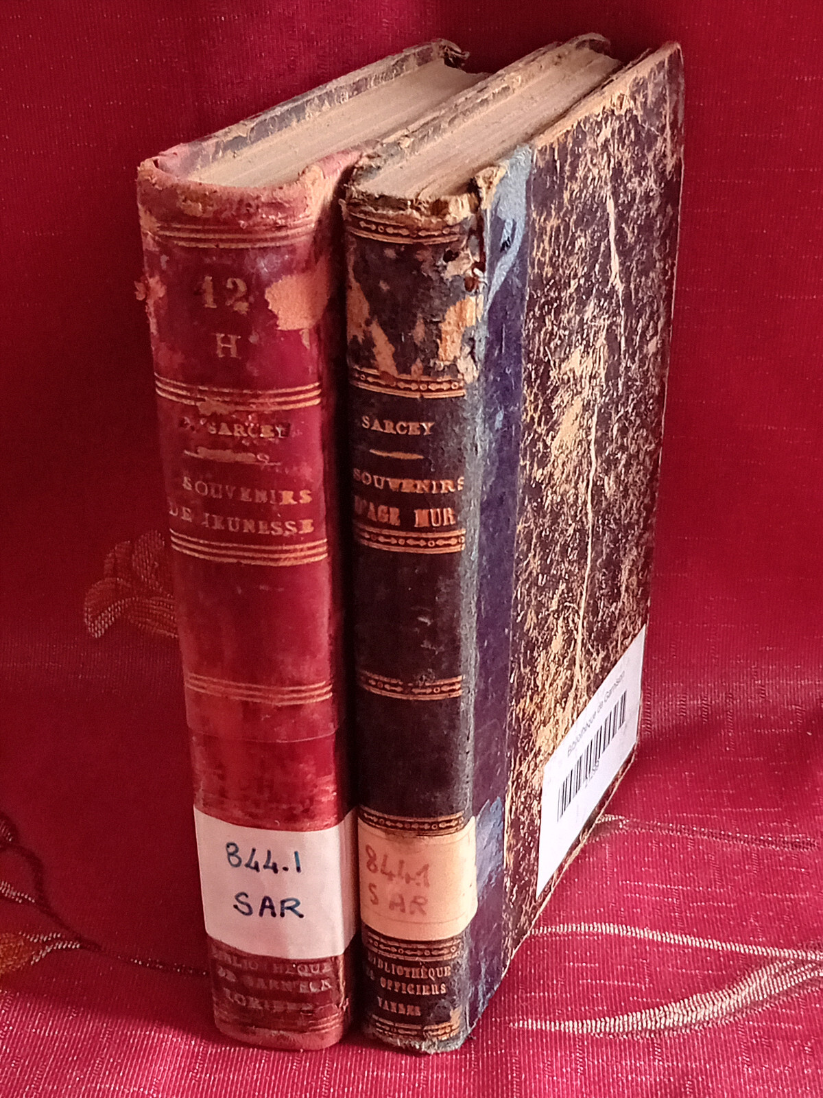 Souvenirs de Jeunesse & Souvenirs d'Age mûr F. SARCEY 1892-95 Paul Ollendorff