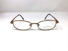 Boulevard Boutique Eyeglasses Frames B4171 43-18-130 Brown Full Rim W329
