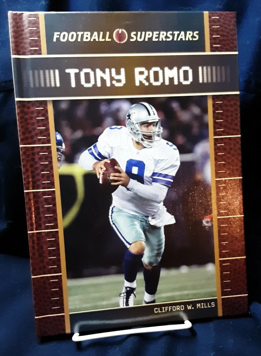 TONY ROMO Football Superstars by Clifford W. Mills VERY GOOD Dallas Cowboys