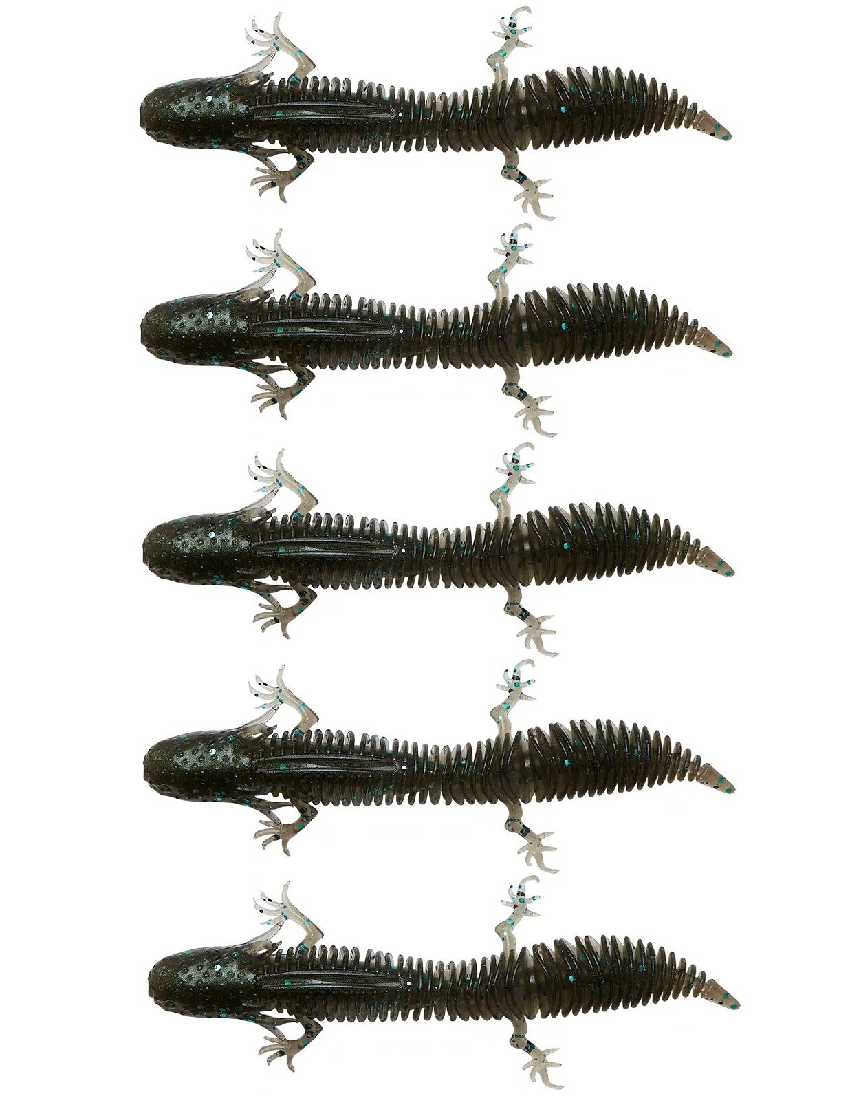 Savage Gear Ned Salamender 7,5cm 3g Floating Mojito 5 Stück Gummiköder