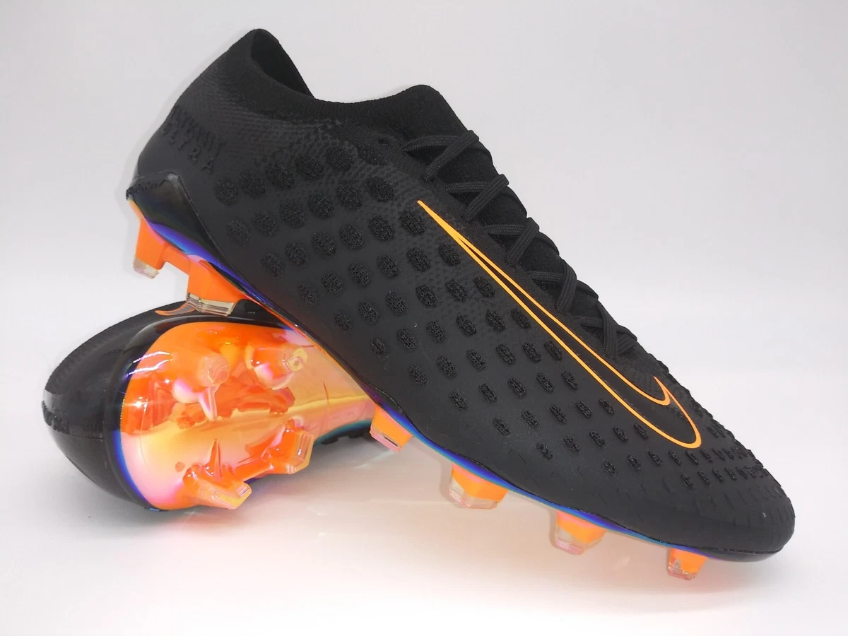 Nike Mens Rare Phantom Ultra Venom FG DV6244 008 Black Orange 