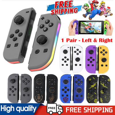 2er Set Joy-Con mit Handschlaufen Game Controller für Nintendo Switch/ Lite/OLED