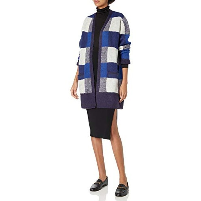 Lucky BRAND Womens Sweater White Blue 