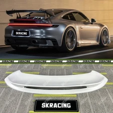 For 2020-2024 Porsche 911 992 Carrera Unpainted FRP Rear Trunk Lid Spoiler Wing