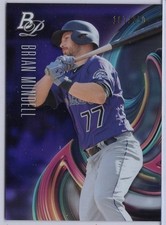 2018 Bowman Platinum Purple #TOP-48 Brian Mundell #'d 187/250