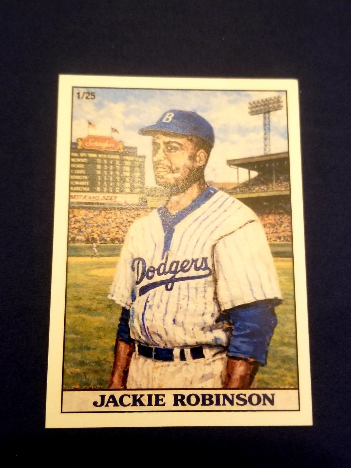 Jackie Robinson Art Card Numbered To 25 Just Released TwinsFest 2026