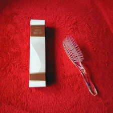 Vintage Avon Mini Hair Brush Crystal 6" Purse Travel Brush New W/ Box USA Made